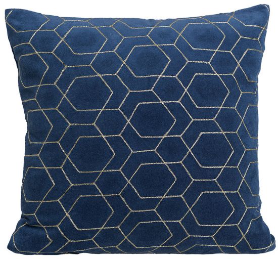Avida putetrekk 45x45 blå