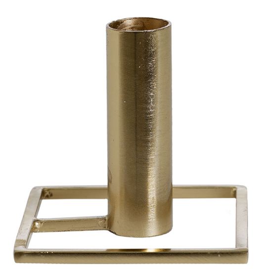 Dakin lysestake 8 cm messing