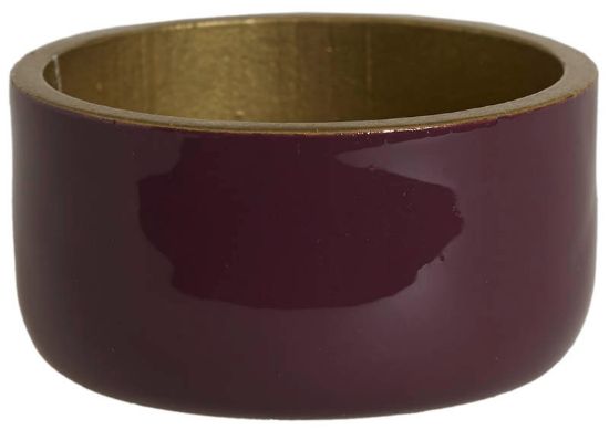 Sino telyslykt 5 cm vinrød