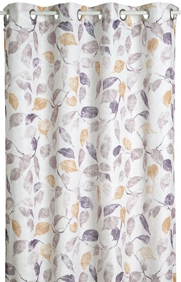 Yvette gardin 140x160 lyng/gul