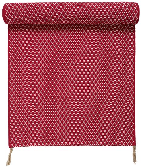 Lorentz bordløper 40x120 rød