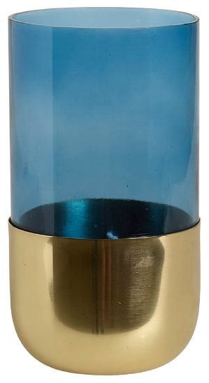 Crawe vase blå
