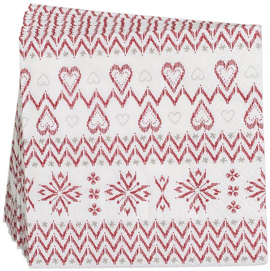 Flakes serviett 33x33