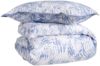 Mouline sateng 140x200 dueblå
