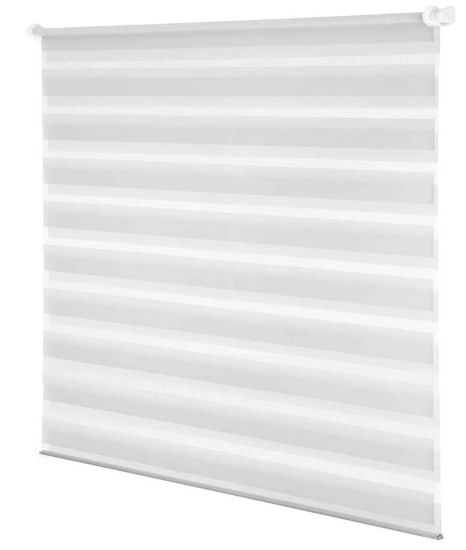 ZEBRA RULLEGARDIN 120CM HVIT