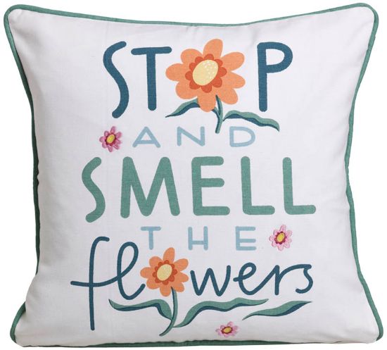 Flowers pynteputetrekk 45x45 