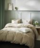 Made lin/bomull sengesett 200x220 beige