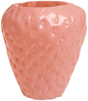 Fresa vase 17 cm rosa