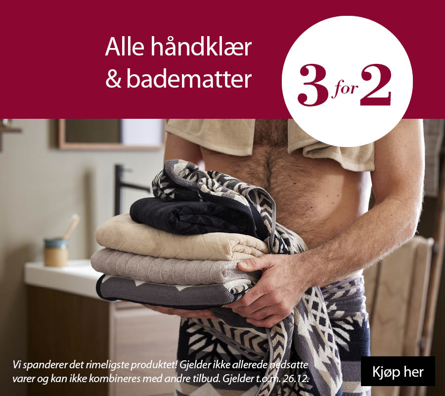 Håndklær 3 for 2