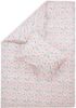 Vårdugg kreppsengesett 140x200 cream/rosa
