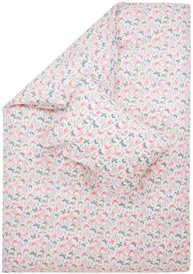 Vårdugg kreppsengesett 140x200 cream/rosa