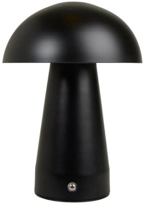 Fungo LED lampe 20 cm svart
