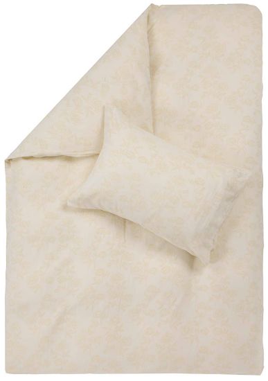 Charlott flanellsengesett 140x200 cream